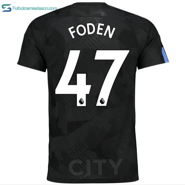 Camiseta Manchester City 3ª Foden 2017/18